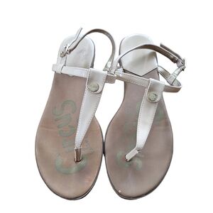 Circus by Sam Edelman Nude Cayden Patent T-Strap Sandals 6.5
